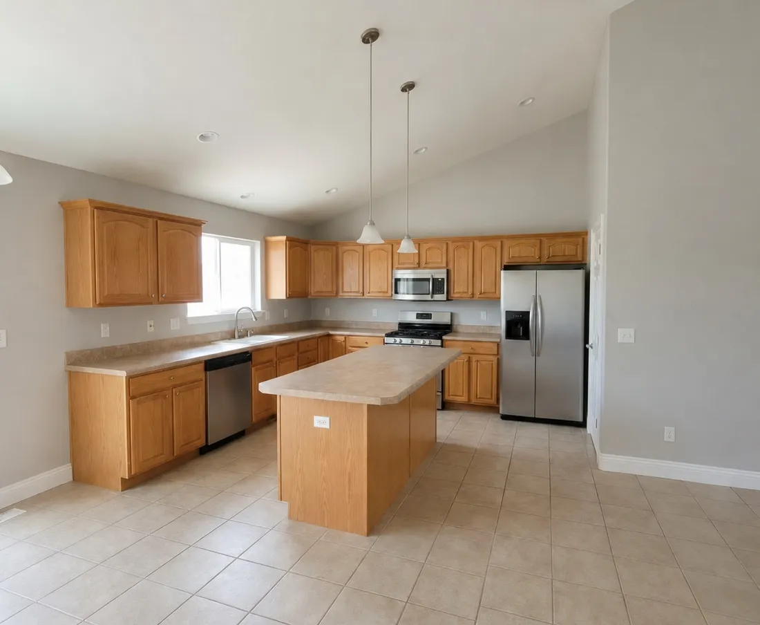 Kitchen before the remodel